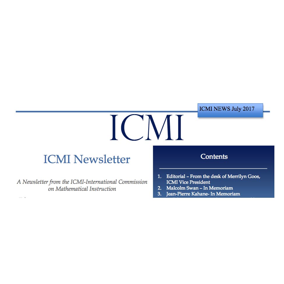 Picture for ICMI Newsletter