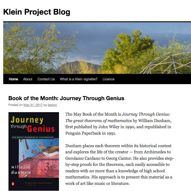 Picture for the Klein Project